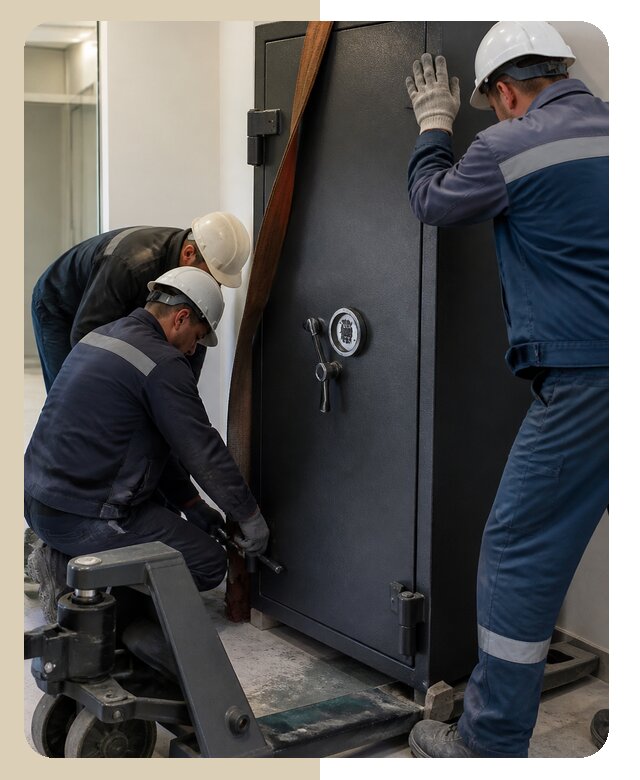 Профессиональный монтаж банковского сейфа под ключ в Полевской