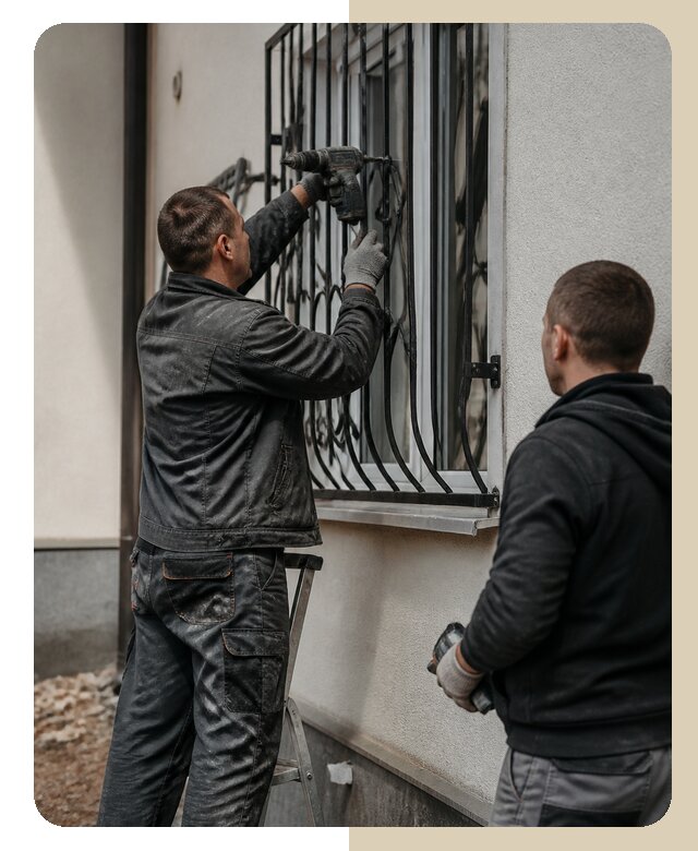 Установка наружных решеток в Полевской от 5030 р. | ДвериЛегко-Плв
